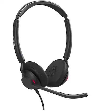 Front. Jabra - Jabra Engage 50 II Headset - Stereo - USB Type C - Wired - 50 Hz to 20 kHz - Over-the-ear - Binaural - Ear-cup - 5.25 ft - Black.