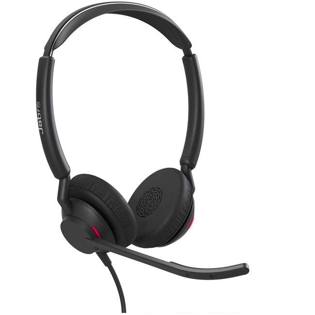 Front. Jabra - Jabra Engage 50 II Headset - Stereo - USB Type C - Wired - 50 Hz to 20 kHz - Over-the-ear - Binaural - Ear-cup - 5.25 ft - Black.