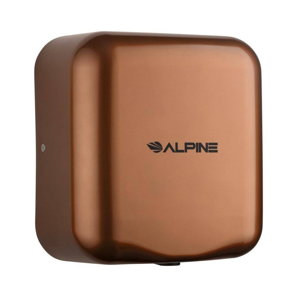 Front. Alpine Industries - Hemlock Commercial Automatic High-Speed 120V Electric Hand Dryer - Copper.