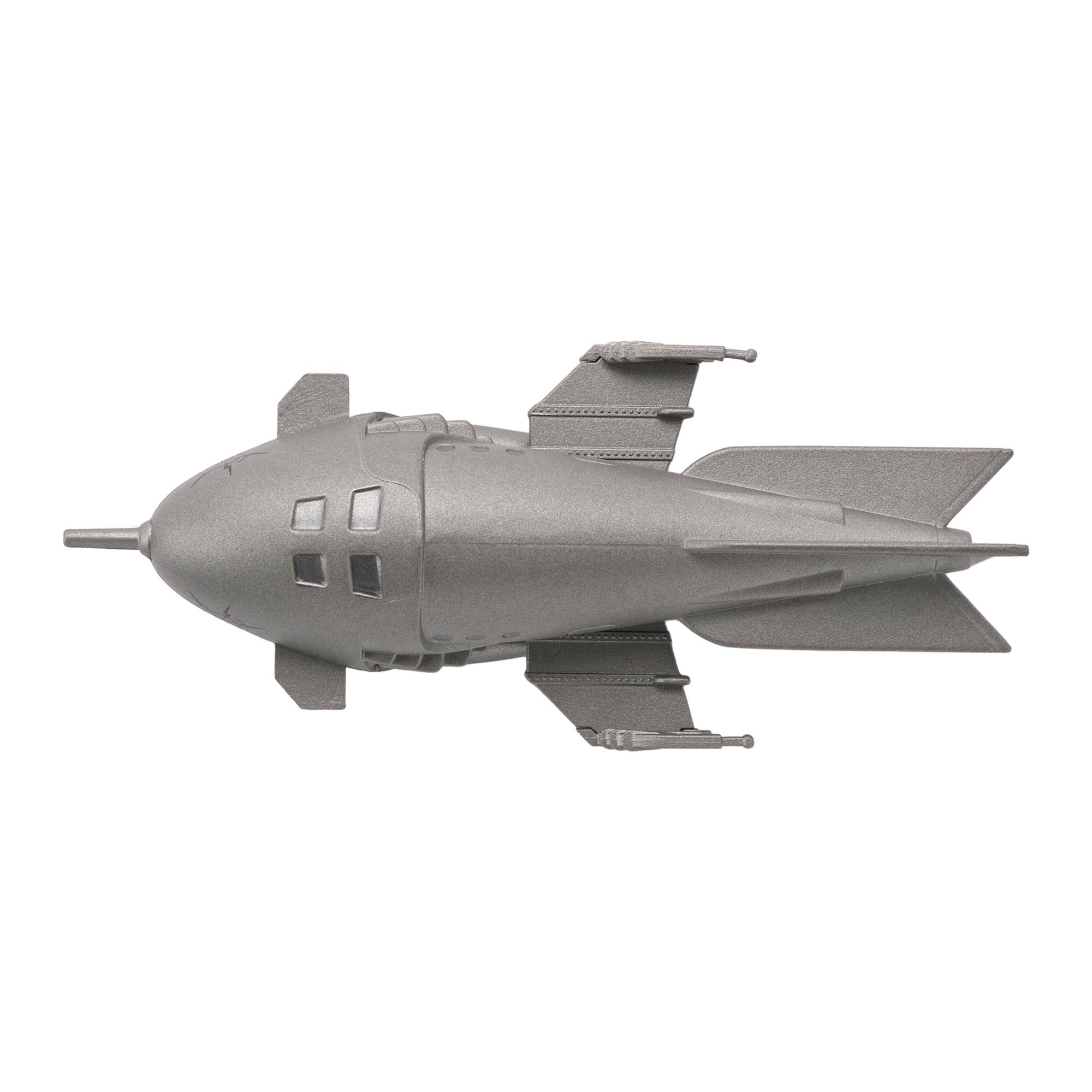 Alt View 5. Eaglemoss - Eaglemoss Star Trek Starship Replica | Captain Protons Rocket Ship - Grey.