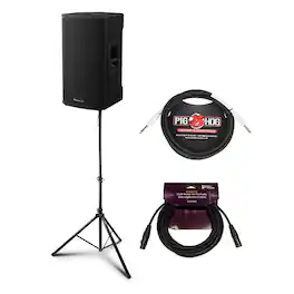 Pioneer DJ - XPRS122 12 in. Active 2-Way Loudspeaker with Tripod Speaker Stand