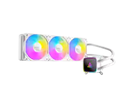 Antec - Ultra 360 ARGB Liquid CPU Cooler, 3x120mm PWM Fans, Intel LGA 1200/1851/20XX & AMD AM4/AM5 - White