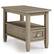 Front. Simpli Home - Warm Shaker SOLID WOOD 14 inch Wide Rectangle Transitional Narrow Side Table in Distressed Grey - Distressed Grey.