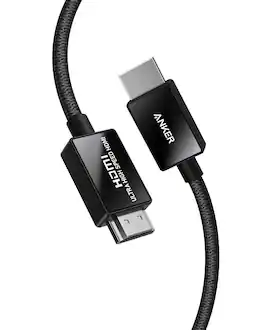 Anker - HDMI Cable 8K@60Hz, 6.6FT - Black