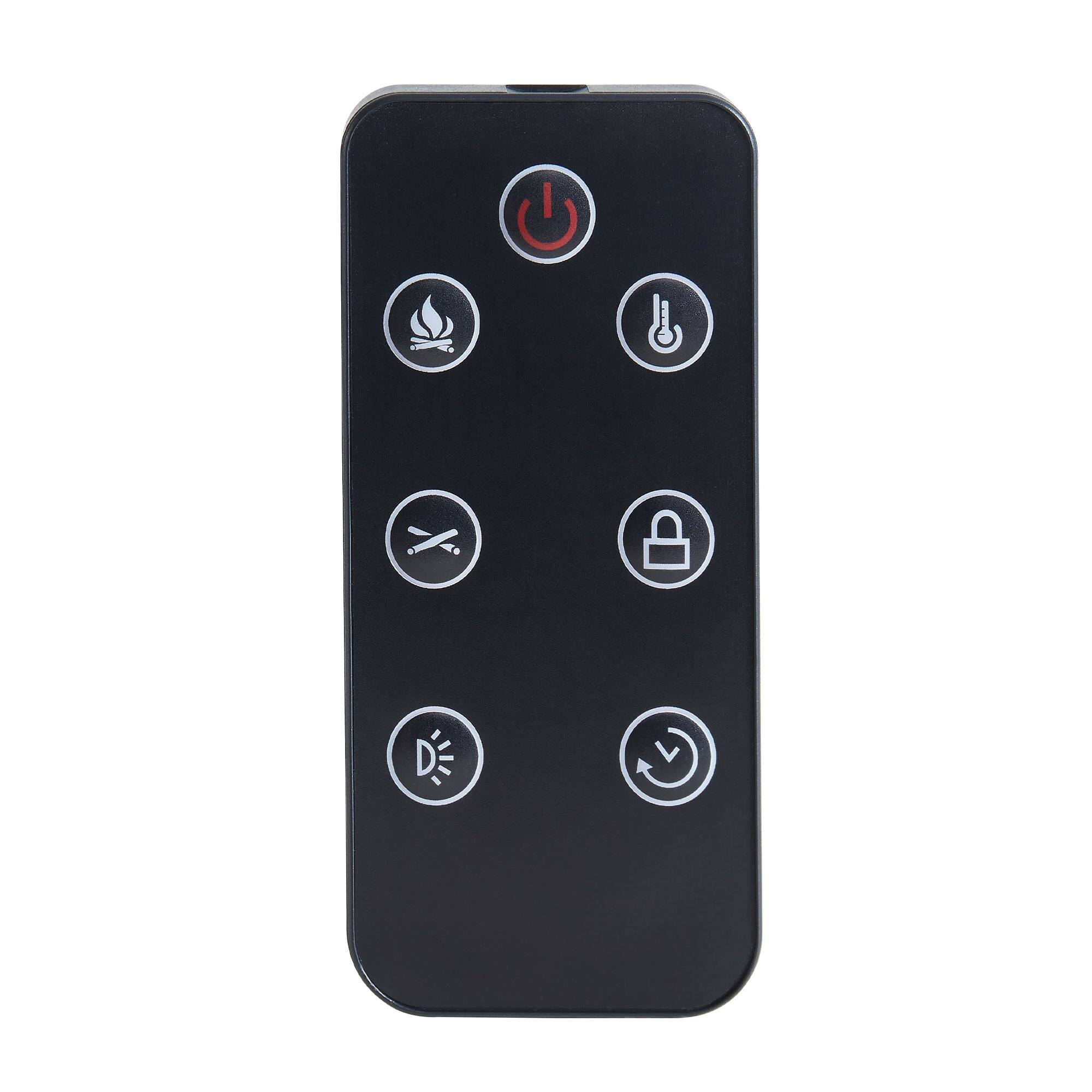 Alt View 2. Edyo Living - Edyo Living Wall Mount or Recessed Electric Fireplace with Touch Screen, 50 Inch - Black.