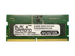 Black Diamond - 8gb ddr5 4800 sodimm memory - 262-pin bd8g4800mcn28