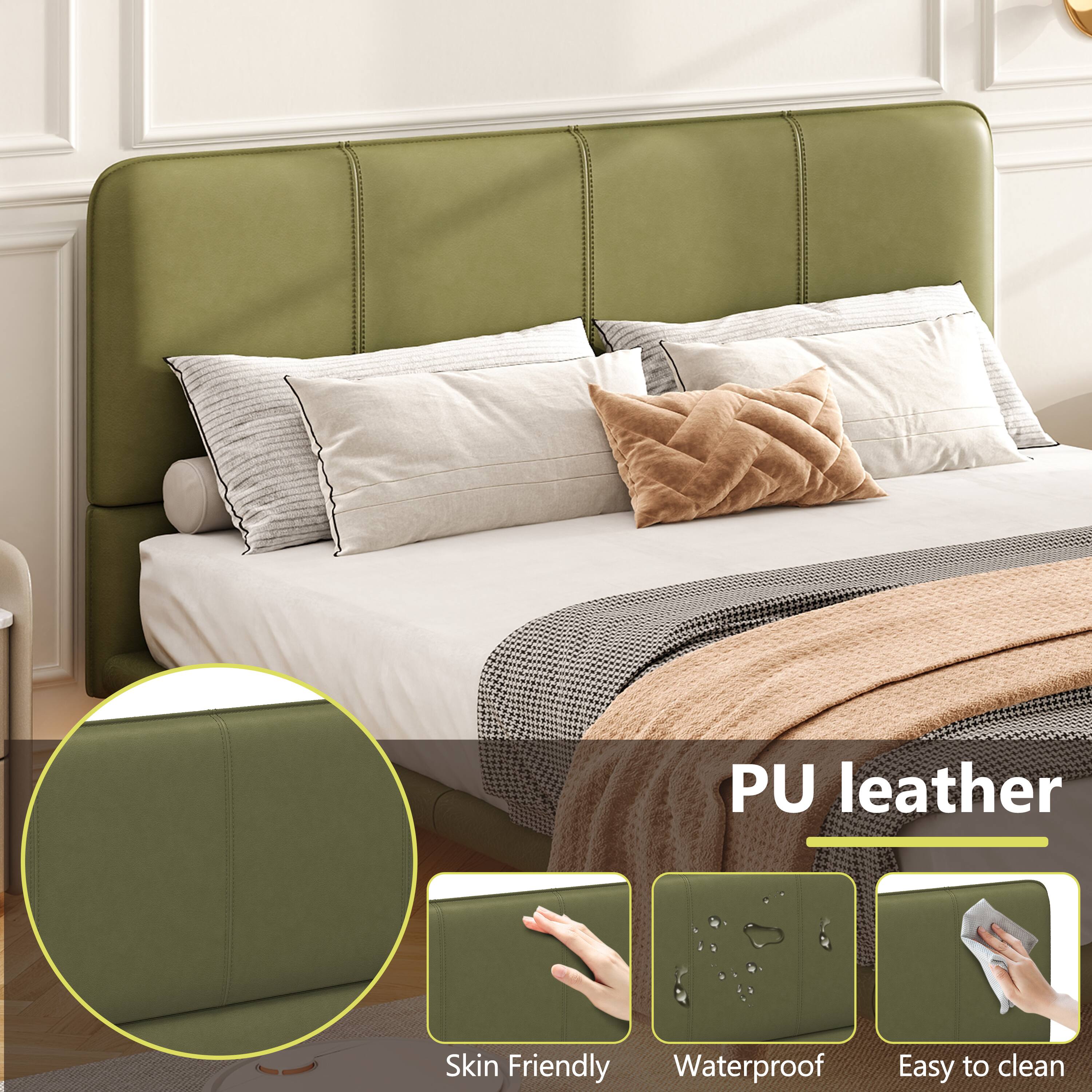 PU leather  
Skin Friendly  
Waterproof  
Easy to clean