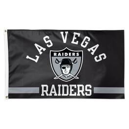 WinCraft - Las Vegas Raiders 3' x 5' Classic Logo 1-Sided Deluxe Flag - Multicolor