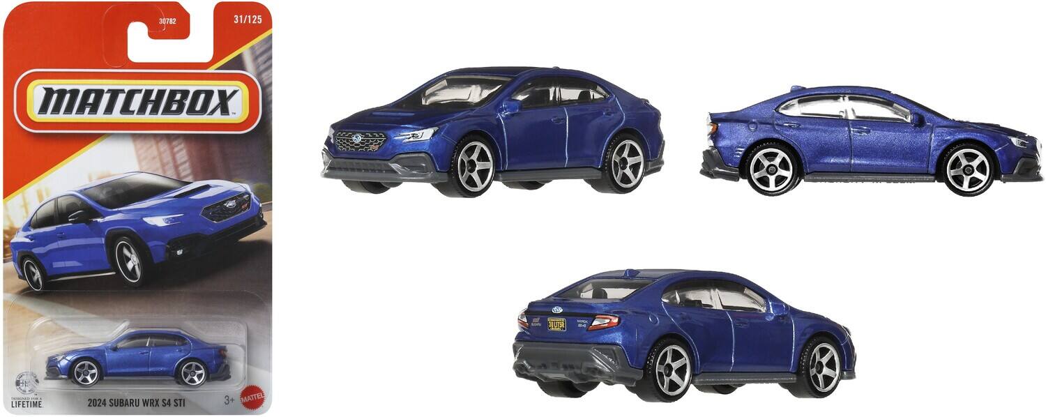 30782 31/125 MATCHBOX R. LIFETIME 2024 SUBARU WRX S4 STI 3+ MATTEL