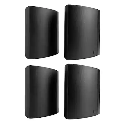 Front. Definitive Technology - Definitive Technology Dymension AW-650 All-Weather Outdoor Speaker Bundle (Black - Pair) (4 Speakers) - Black.