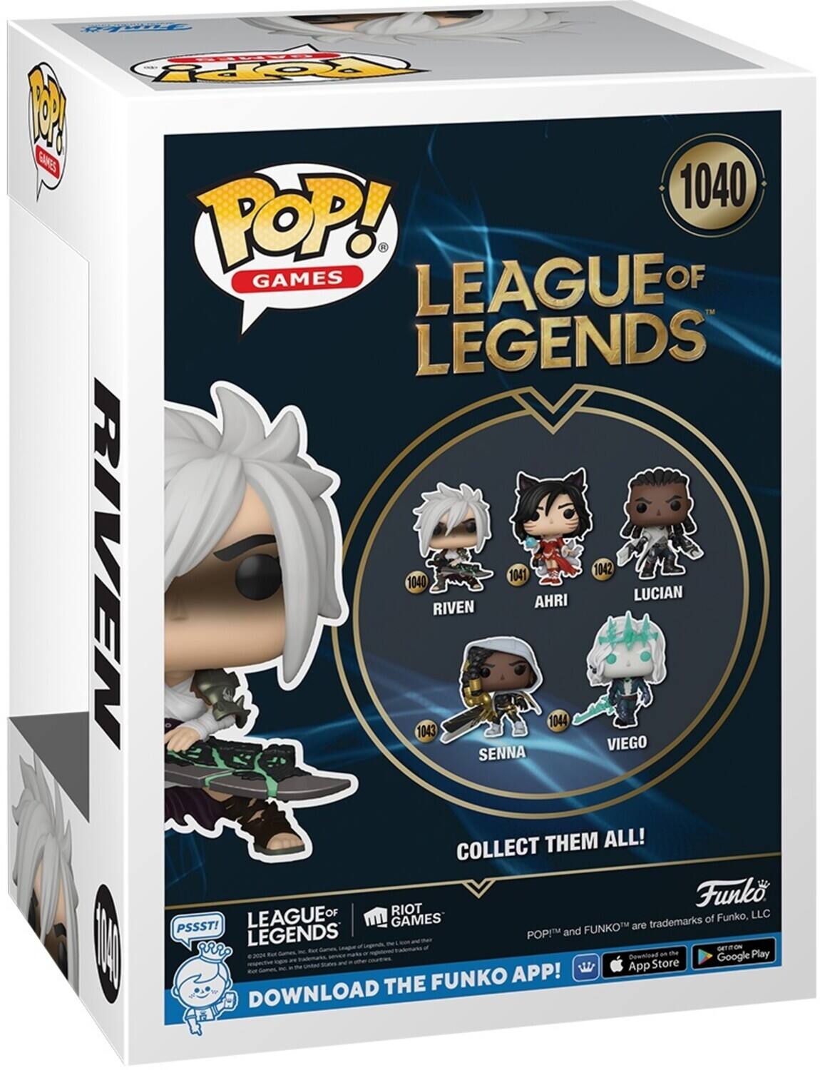 FUNKO POP! Games: League of Legends Riven with Broken Blade