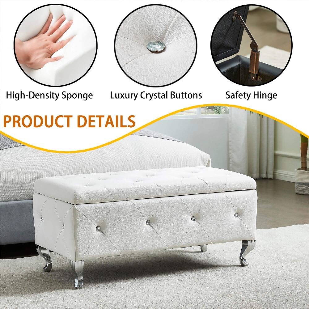 High-Density Sponge  
Luxury Crystal Buttons  
Safety Hinge  

PRODUCT DETAILS