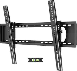 Dazzed Corner - Heavy Duty Tilting TV Wall Mount for 60-120" TVs, 220lbs Capacity, VESA 900x600 - Black