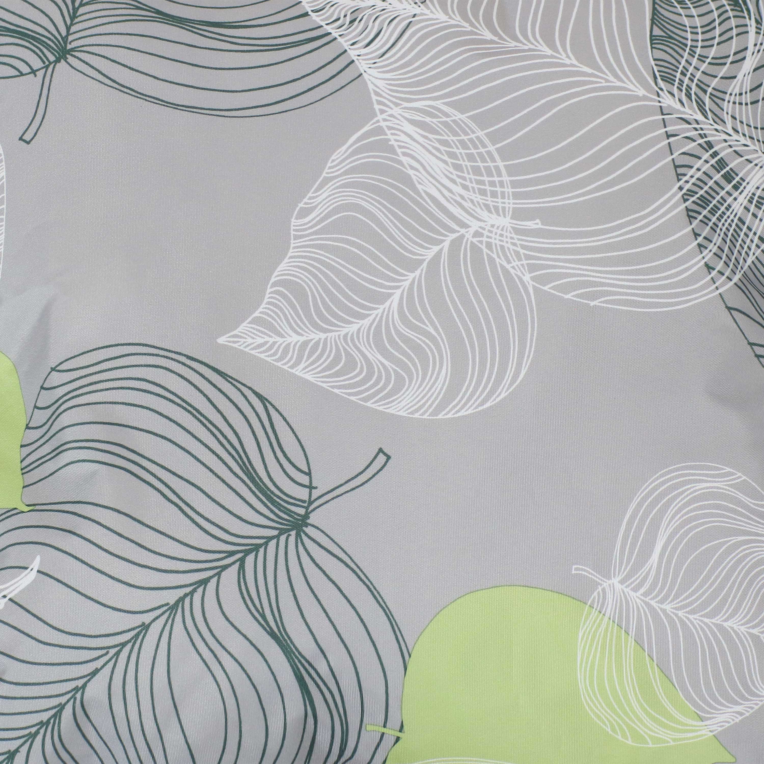 Alt View 4. Sunnydaze - Square Indoor and Outdoor Throw Pillow - 16 in - Lush Foliage.