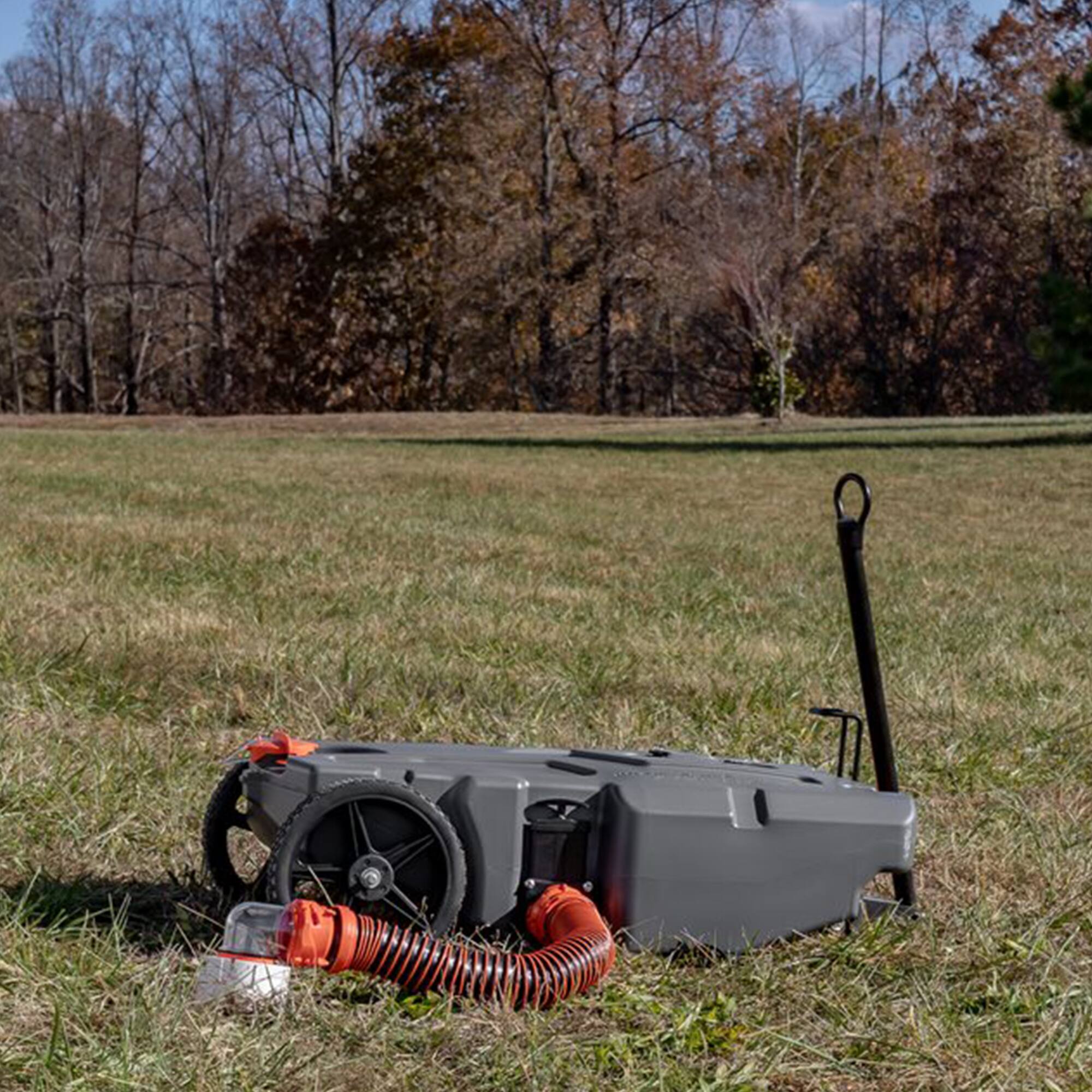 Alt View 10. Camco - Camco Steerable Wheel Kit for 28 & 36 Gallon Rhino Tote Tank with Tow Bar Handle - Black.