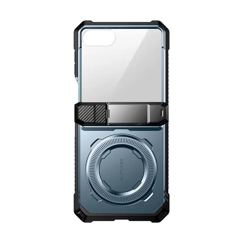 Alt View 9. SUPCASE - UB Grip MagSafe Case for Samsung Galaxy Z Flip 8 with Kickstand & Front Screen Protector - Tilt.