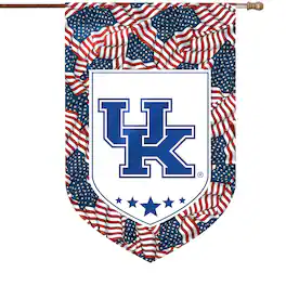 Academy Awards - Kentucky Wildcats Patriotic House Flag - Multicolor