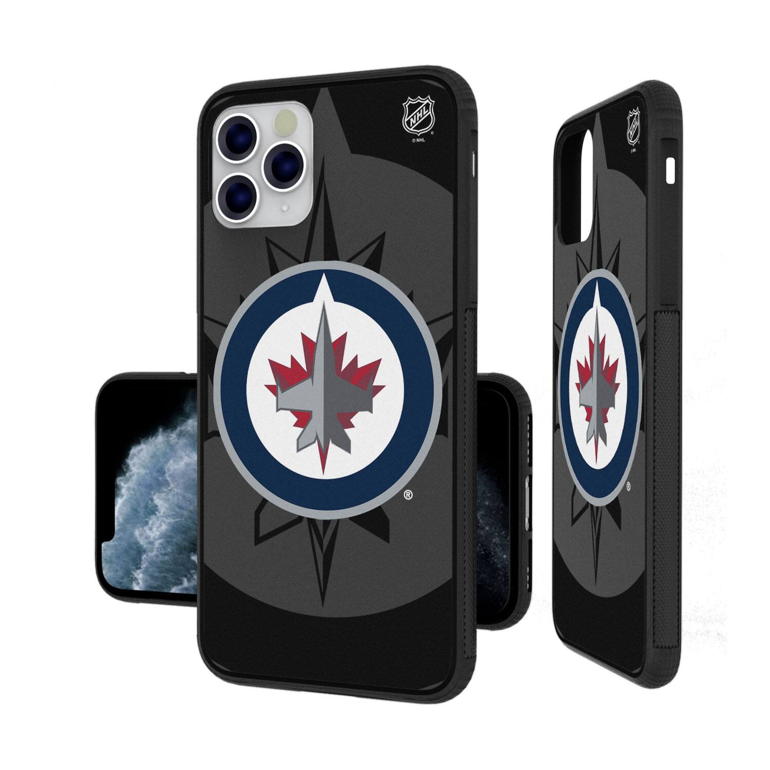 Alt View 2. Keyscaper - Winnipeg Jets iPhone Bump Ice Case - 14 - Multicolor.