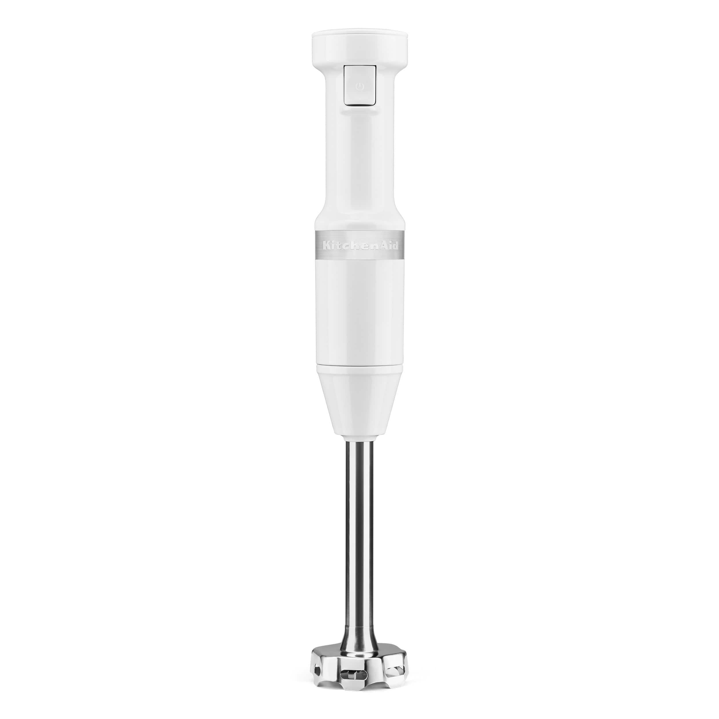 Front. KitchenAid - KitchenAid Variable Speed Corded Hand Blender - KHBV53 - White.
