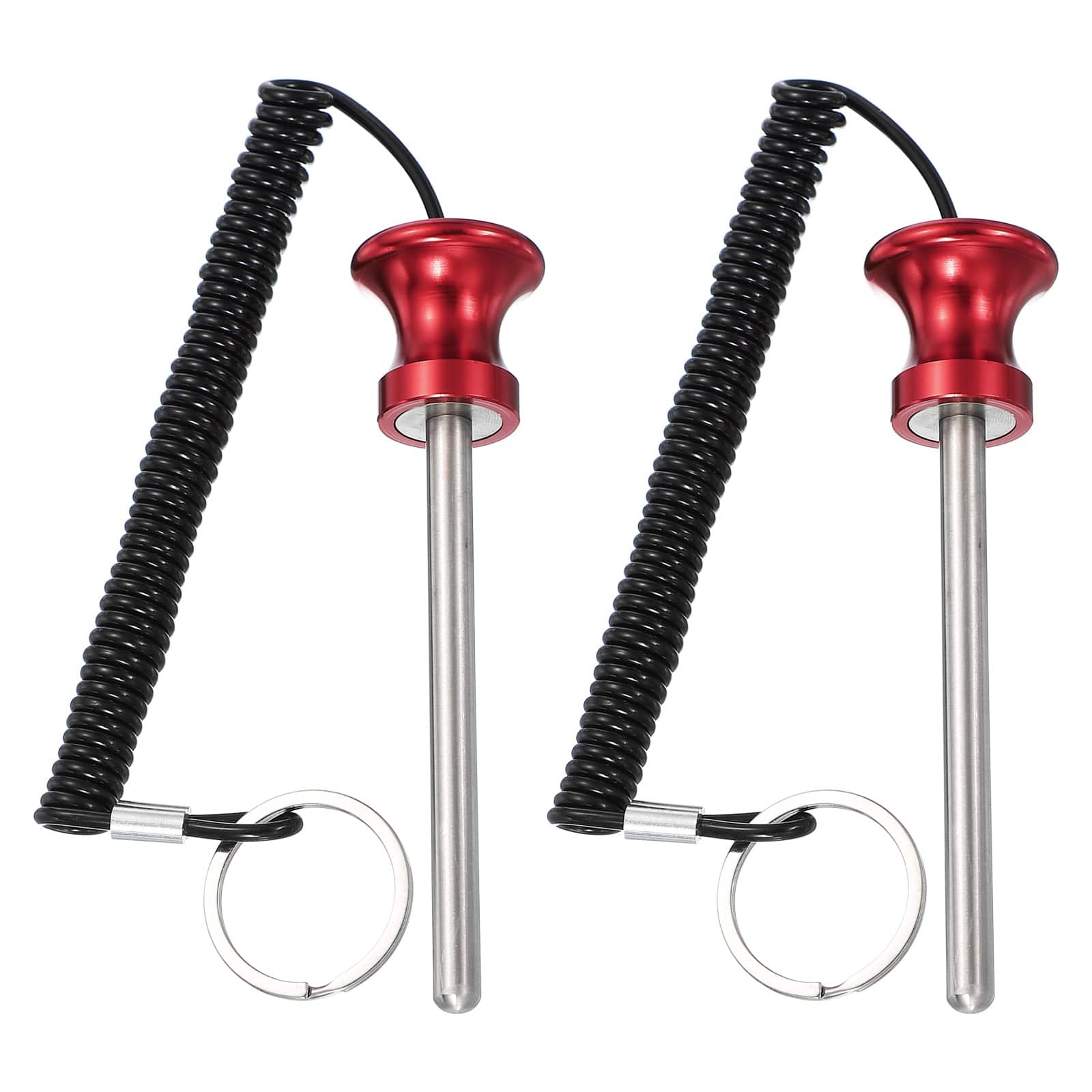 Unique Bargains - Weight Stack Pin, Gym Pin Strength Training Replacement with Pull Rope, 0.3 x 3.9 Inch 2pcs for Home/Gym - Red price history on PriceWatchPro