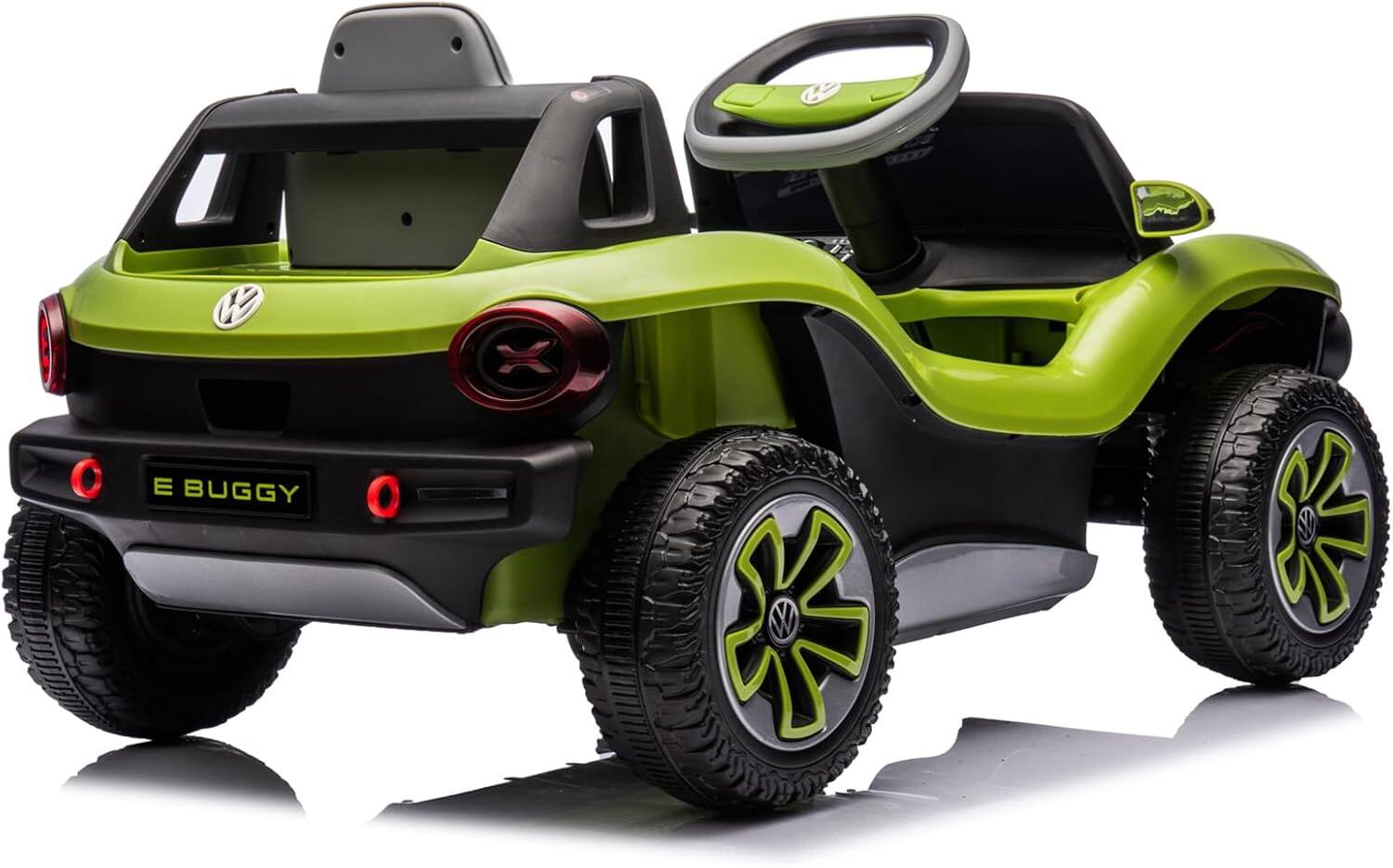Alt View 2. Electrodes Masters - Kids Electric Vehicle Licensed Volkswagen | 12V Ride-On Toy with Remote Control | LED Lights, MP3, and Bluetooth | for - Green.