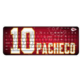 Keyscaper - Isiah Pacheco Kansas City Chiefs Wireless Keyboard - Black