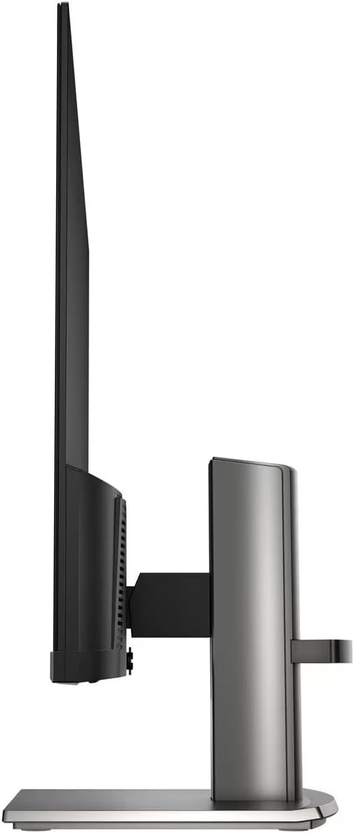 Alt View 7. HP - OmniDesk Desktop (Ryzen 5, 16GB, 1TB SSD, WiFi 6, Win 11 Home) Bundle with single Monitor 24 inch and USB Hub - Gray Wood.