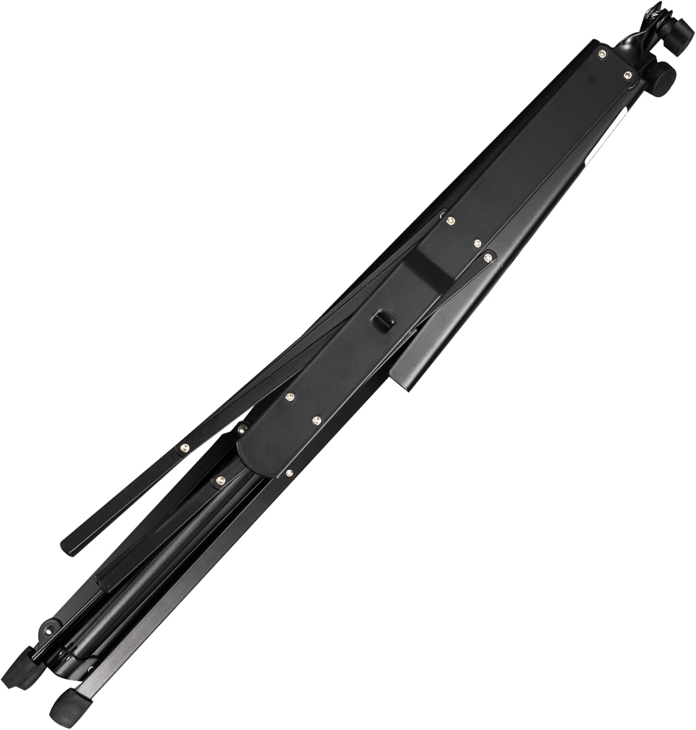 Angle. Gator - Rok-It Folding Sheet Music Stand with Detachable Bookplate, Leg Assembly Secures Into Place with Locking Mechanism.