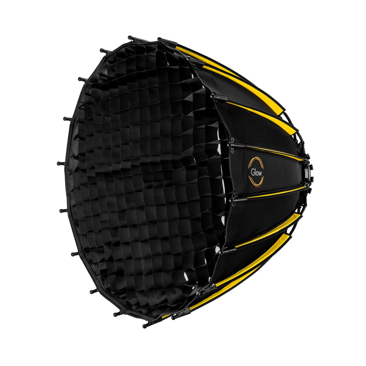 Alt View 3. Glow - Glow Profond Quick-Open 27.5" Deep Parabolic Softbox (70cm), Octadecagon Fiberglass Rod Round Soft Box with.