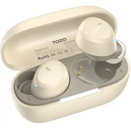 TOZO Charging Case
Model: A1 0.11
Output: 5V 0.11A
Battery: 400mAh
Headphones Impedance: 160
Resistance: 3.7V
Support: A2DP/GAVOP/HEP/AVRCP
Water Resistance: IPX5
Support: A2DP
FC
ROHS
TOZO
TOZO R