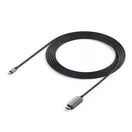 Satechi - USB-C to HDMI 2.1 8K Cable (2m/6.5ft) - 8K@60Hz, 4K@120Hz, Thunderbolt 3/4 for MacBook Pro/Air, iPad, iPhone