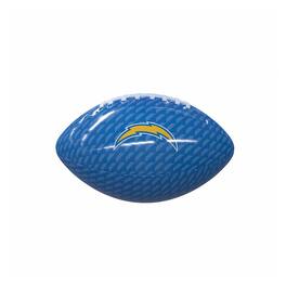 Logo Brands - Los Angeles Chargers Carbon Fiber Mini-Size Glossy Football - Multicolor