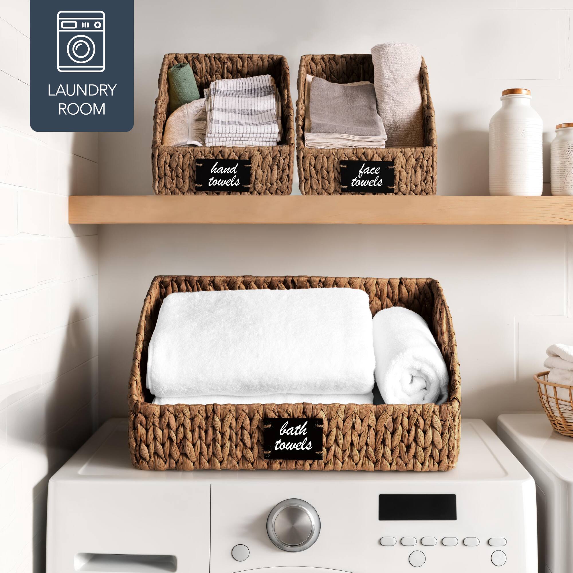 LAUNDRY ROOM

hand towels

face towels

bath towels