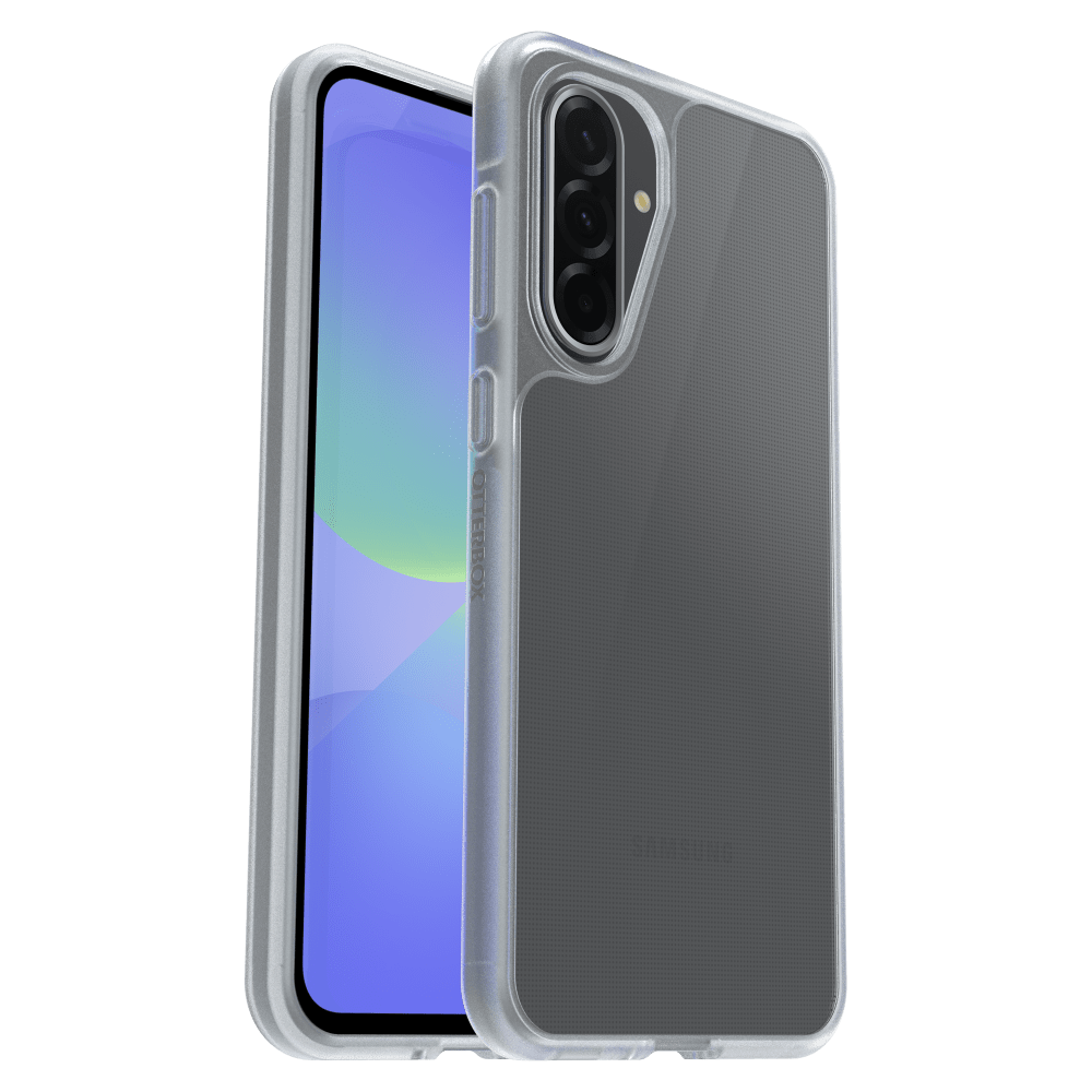 Front. OtterBox - React Series Hard Shell Case for Samsung Galaxy A36 5G - Clear.