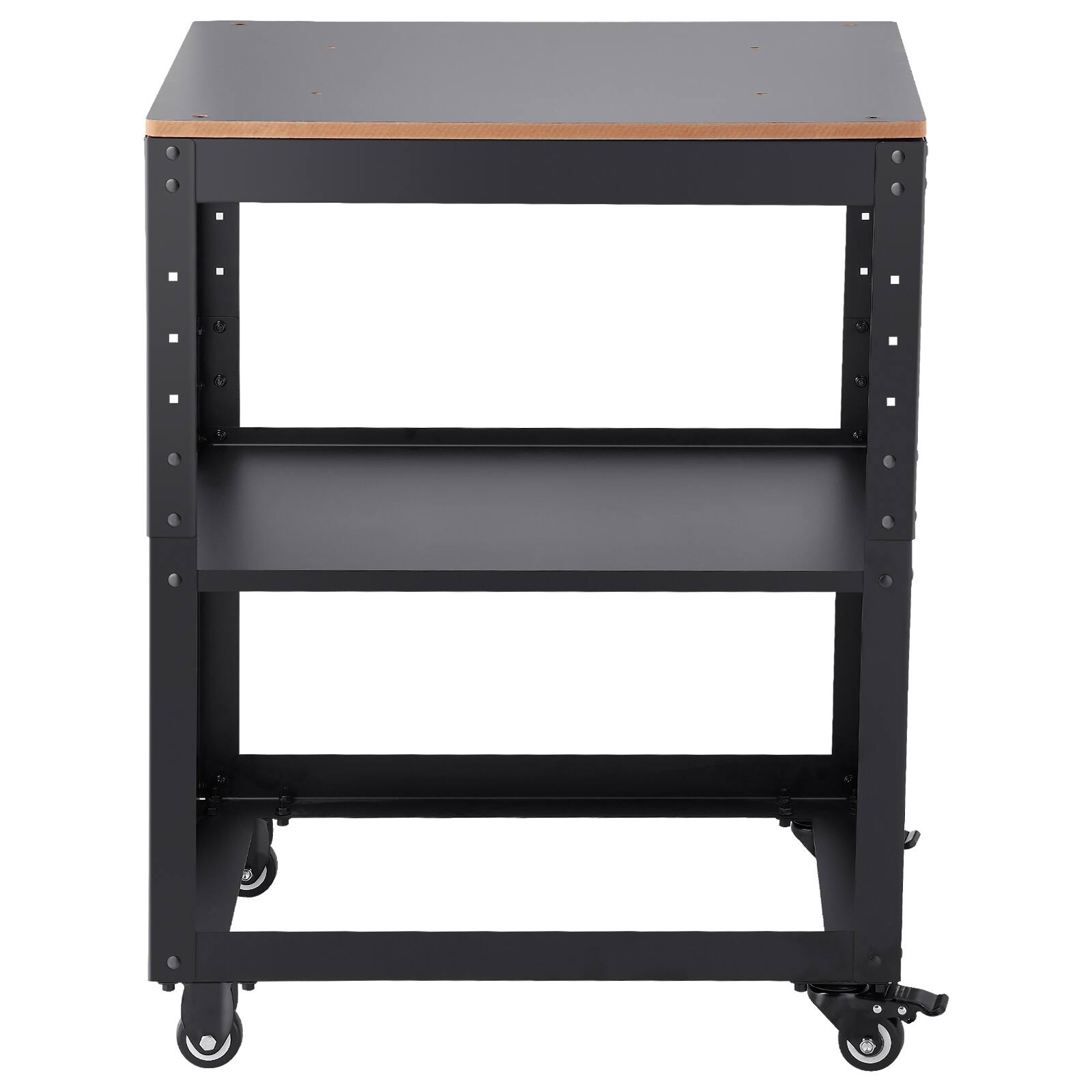 Alt View 5. VEVOR - Planer Stand, 100 lbs / 45 kg heavy loads, Three-Gear Height Adjustable Thickness Planer Table,with 4 Stable Casters - Black.