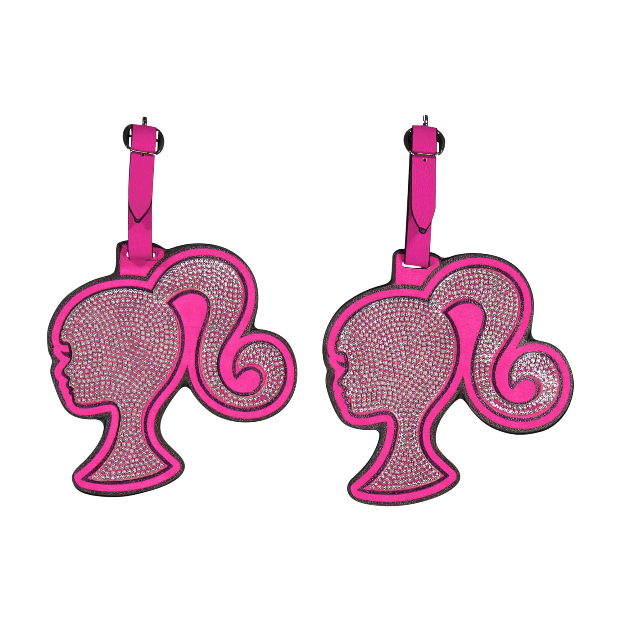Mattel - Barbie Bling 2-Piece Luggage Tag Set - Pink