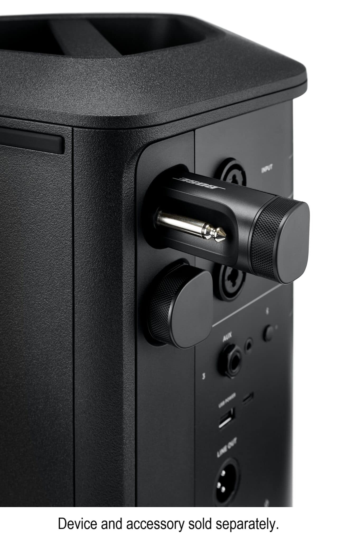 Alt View 11. Bose - XLR Wireless Mic/Line Transmitter for S1 Pro+ PA System - Black.