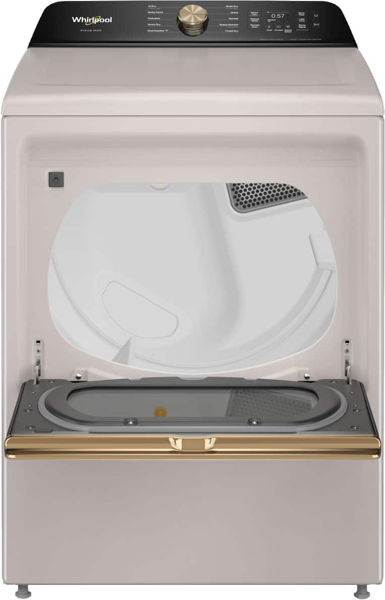 Whirlpool - 7.5 cu. ft. Smart Electric Top Load Dryer with S