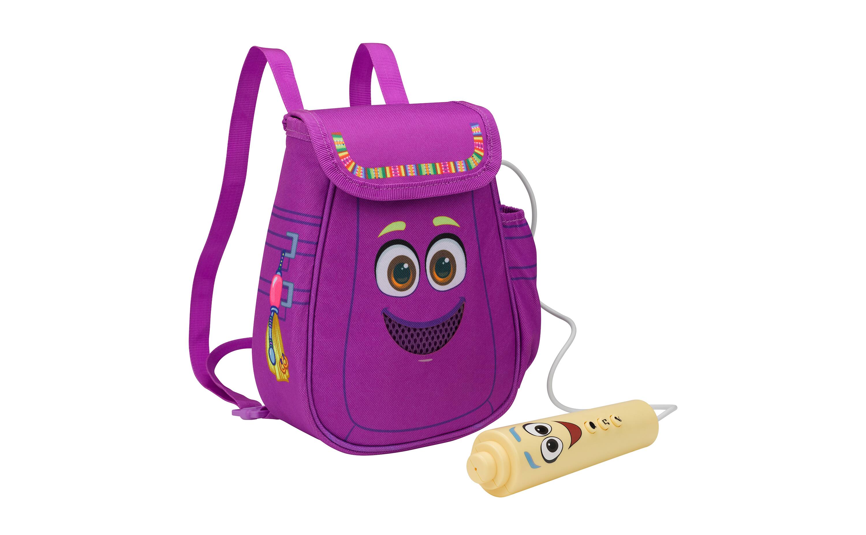 Angle. eKids - eKids Dora Bluetooth Karaoke Boombox with Microphone for Kids - Purple.