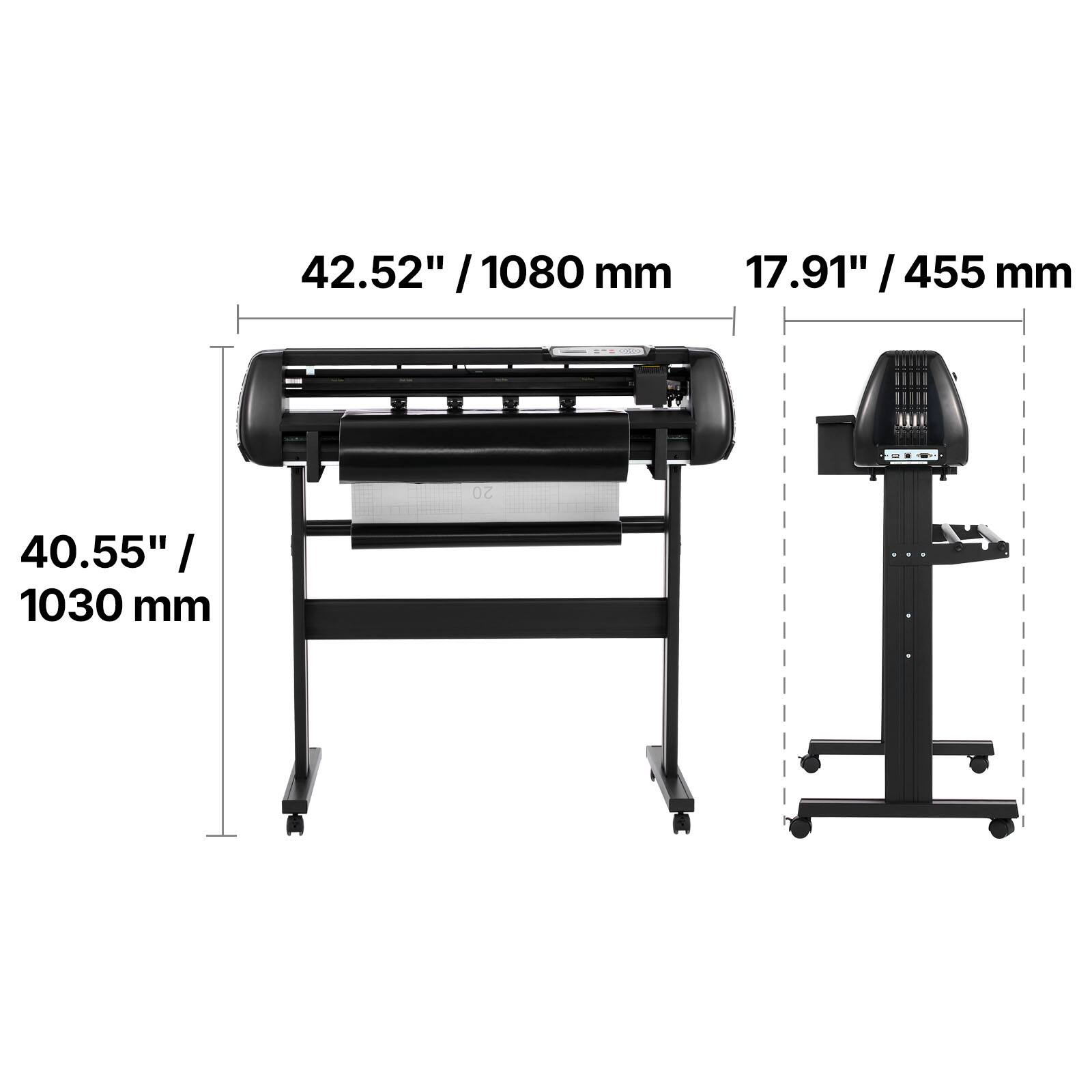 42.52" / 1080 mm  
17.91" / 455 mm  
40.55" / 1030 mm