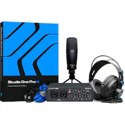Audio Interface, Mic and Headphones