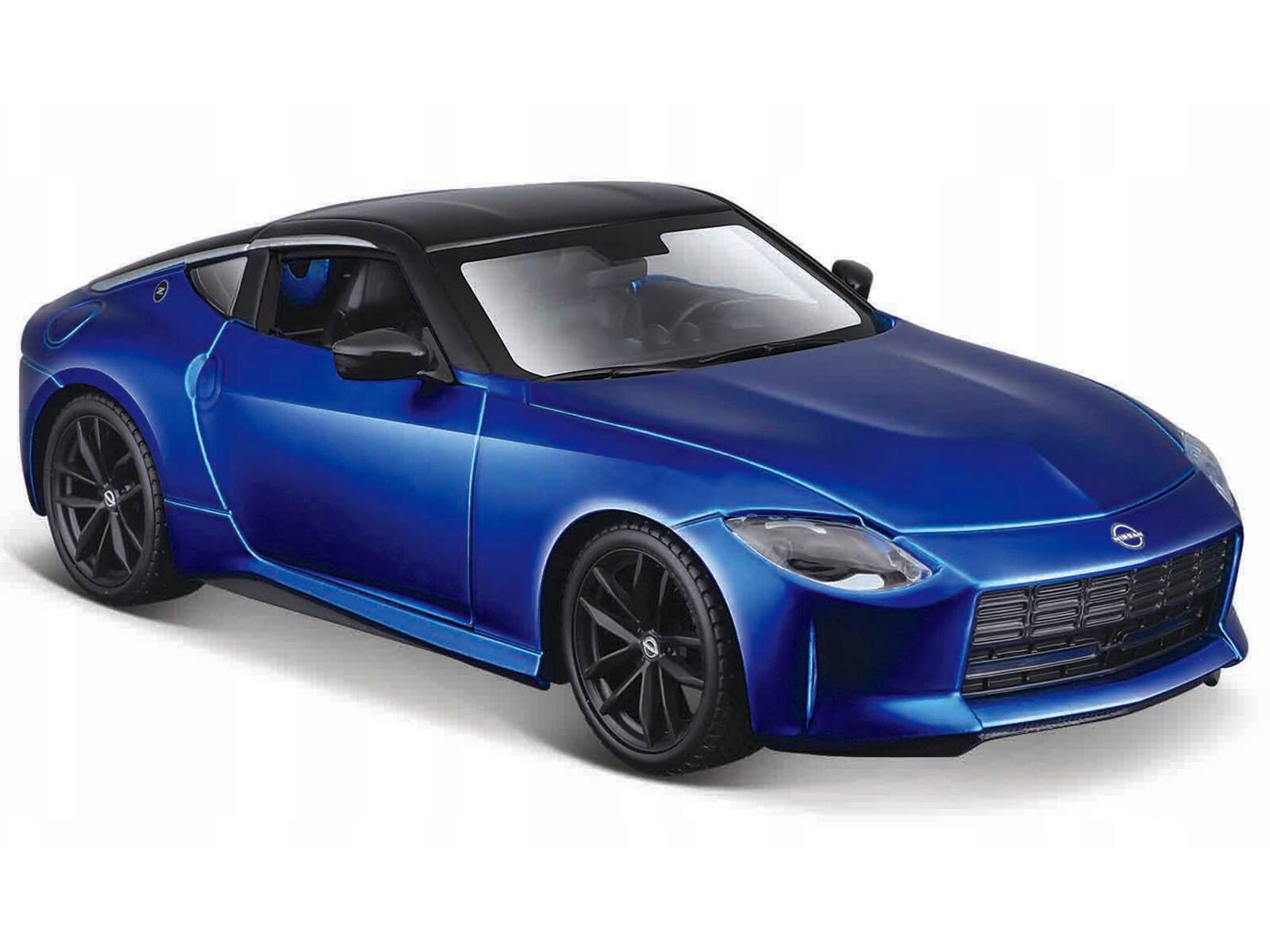 Alt View 1. Maisto - 2023 Nissan Z Blue Metallic with Black Top "Special Edition" Series 1/24 Diecast Model Car by Maisto.