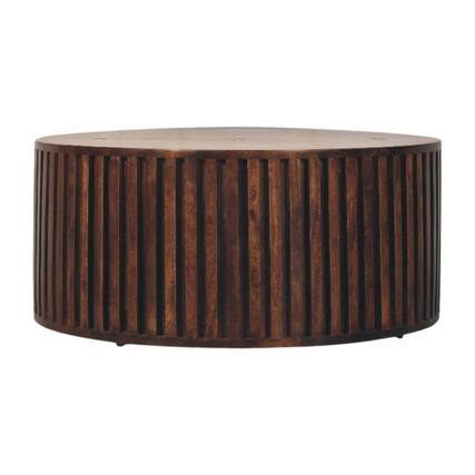 Front. Artisan Furniture - Artisan Furniture Solid Wood Orion Slatted Coffee Table - Brown.