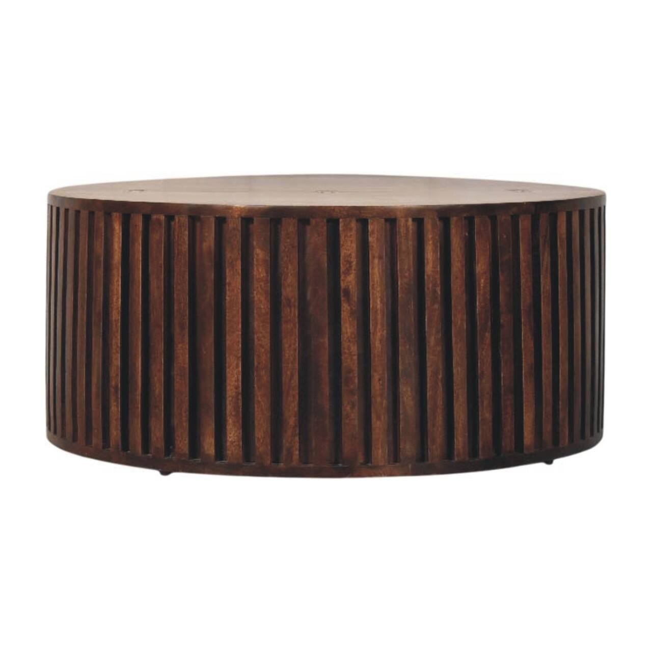 Front. Artisan Furniture - Artisan Furniture Solid Wood Orion Slatted Coffee Table - Brown.