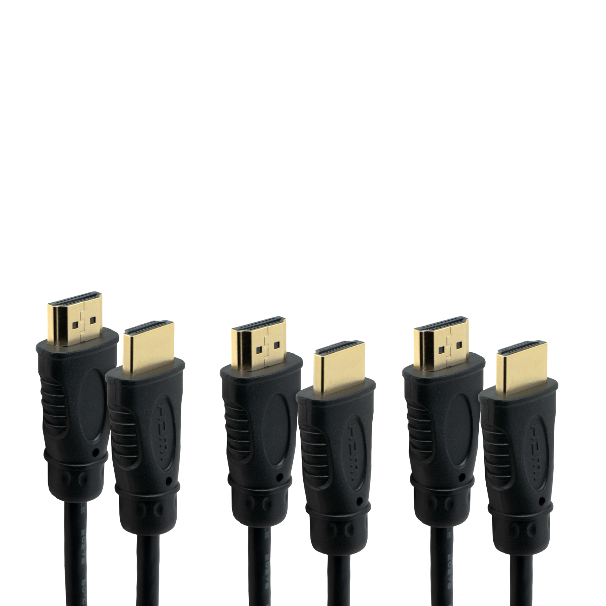 J-Tech Digital - 1ft 8K HDMI Cable (3-Pack) – 4K 120Hz, 8K 60Hz, HDMI 2.1, HDCP 2.2/2.3 - Black
