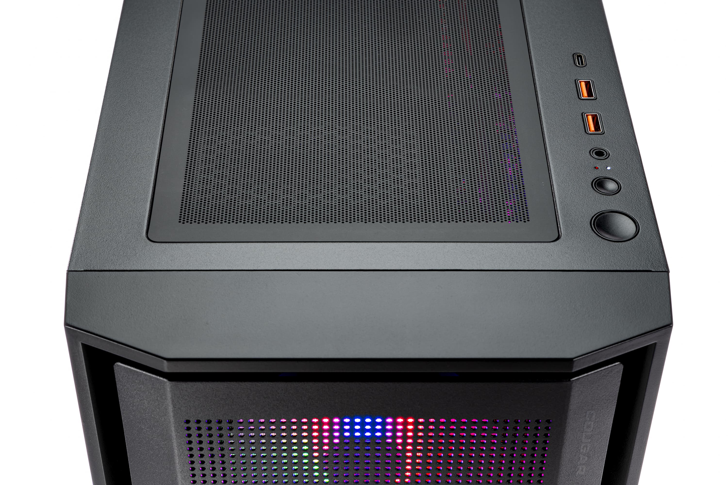 Back. Skytech Gaming - Skytech RAMPAGE2 - AMD Ryzen 7 7700X, 5070 Ti, 32GB 6000 MHz DDR5 RAM, 850W GOLD A3 PSU - Black.