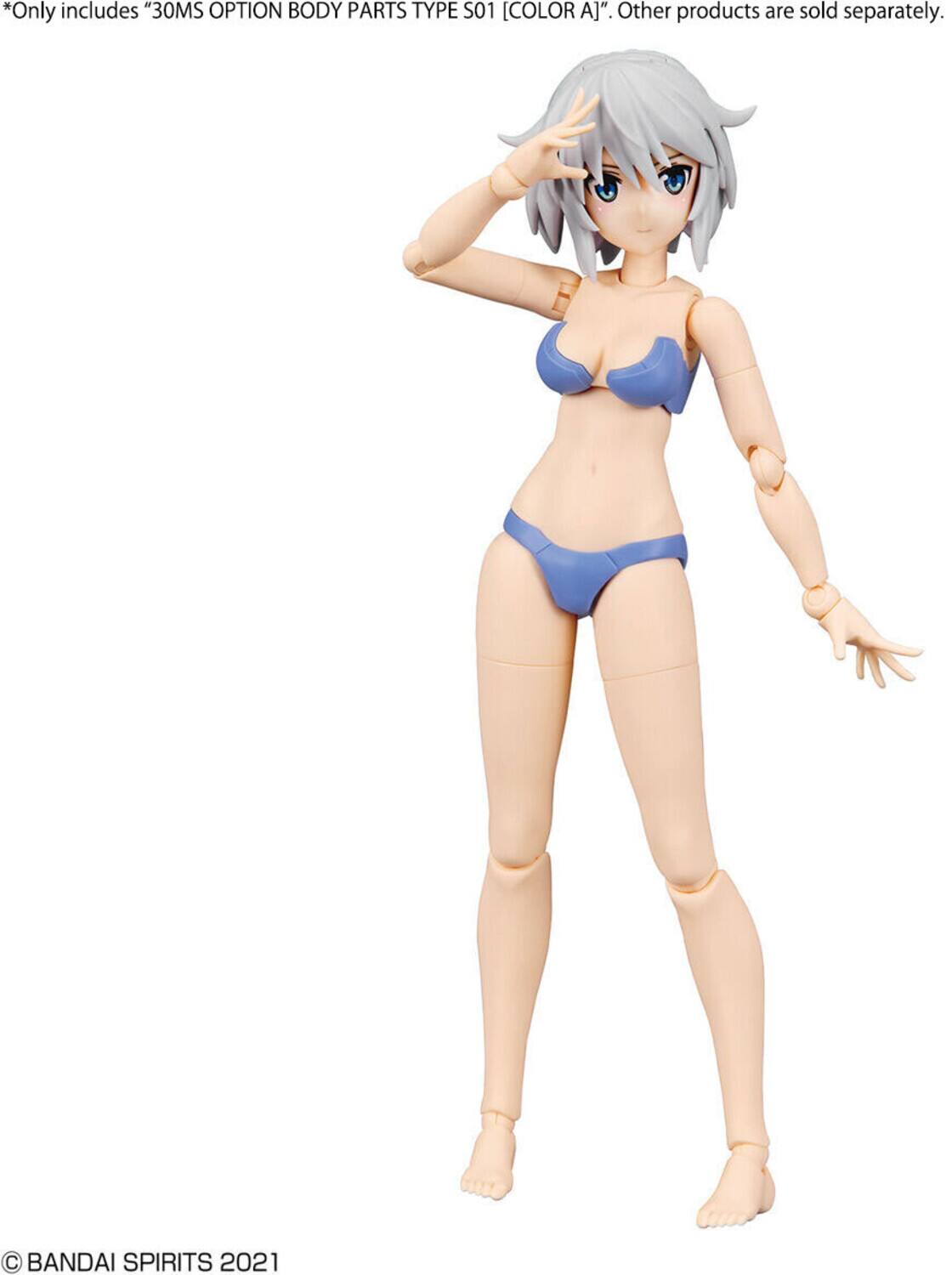 *Only includes "30MS OPTION BODY PARTS TYPE S01 [COLOR A1]". Other products are sold separately.  
© BANDAI SPIRITS 2021