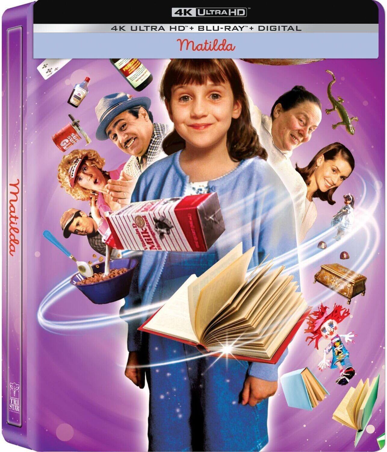 Alt View 1. Matilda (Steelbook)   - 4K Blu-Ray.