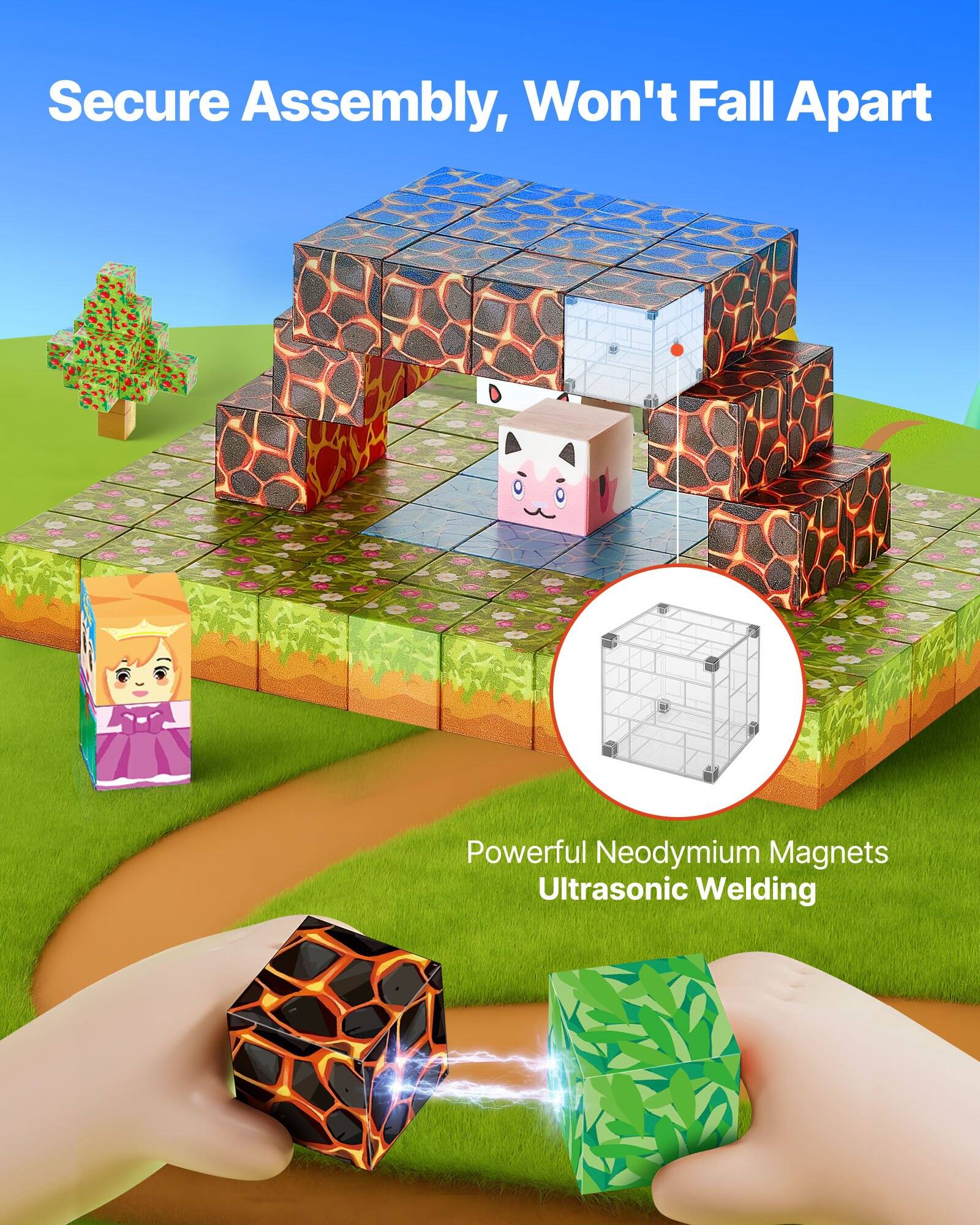 Secure Assembly, Won't Fall Apart

Powerful Neodymium Magnets Ultrasonic Welding