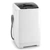 Front. Costway - Costway 9.93 lbs Full Automatic Washing Machine with 8 Preset Programs, Compact Washer - White.